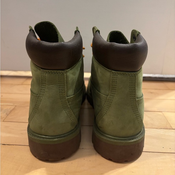 Timberland 6 Inch Premium Boots Size US 6 Green Orange & Brown main image 6